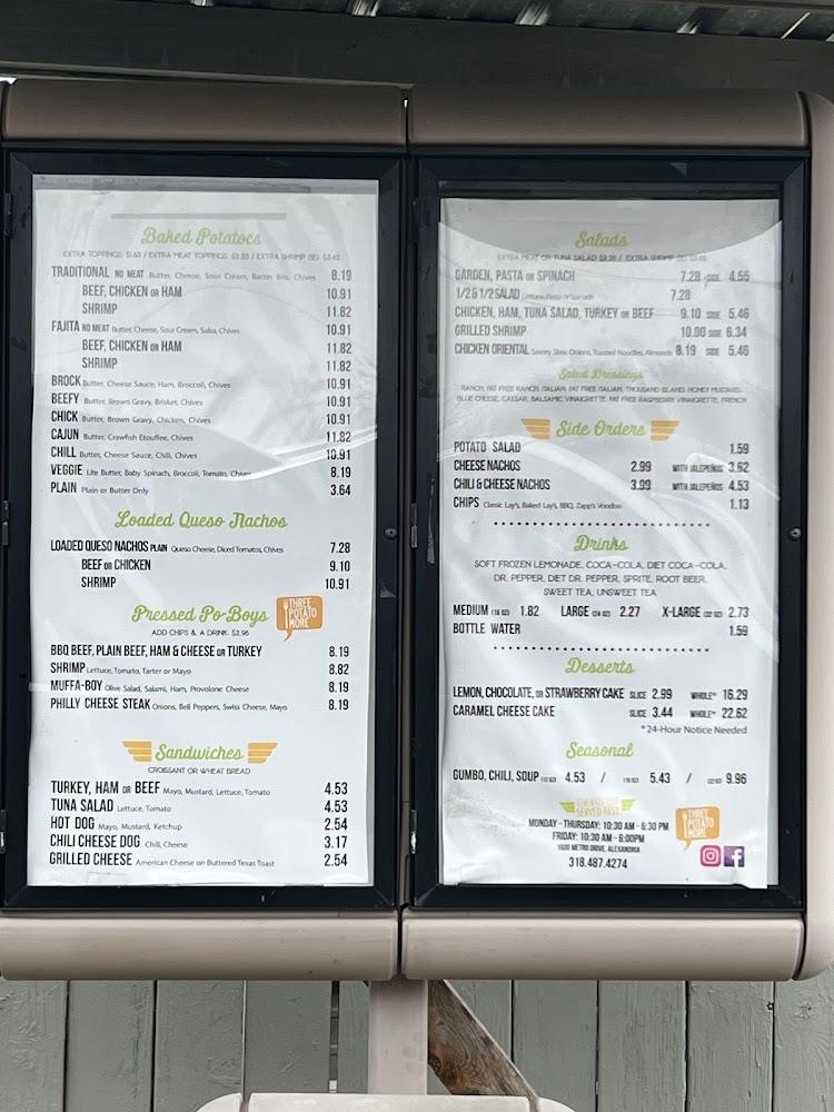 Three Potato More Menu image 3